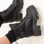 SJN358 Schwarze Stiefel Mei