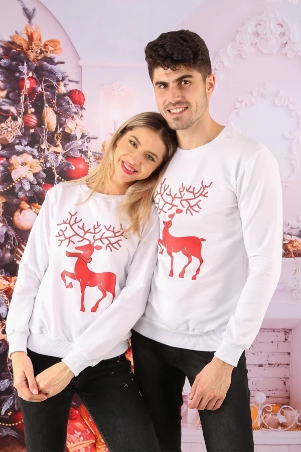 Frauen Sweatshirt 9323 Weiß ADROM