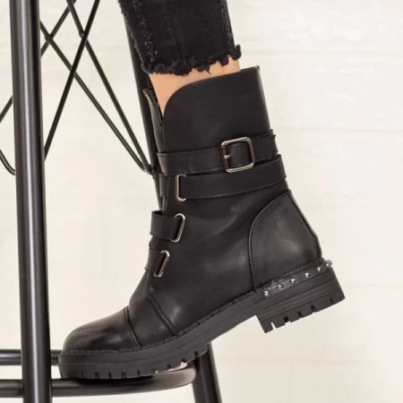 MX168 Schwarze Stiefel Mei