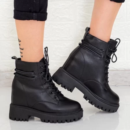 SJN352 Schwarze Stiefel Mei