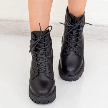SJN352 Schwarze Stiefel Mei