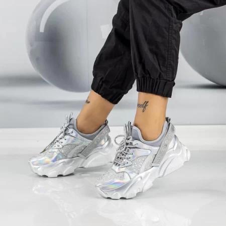 Frauen Sportschuhe SZ312 Silber Mei