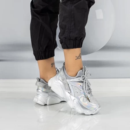 Frauen Sportschuhe SZ312 Silber Mei