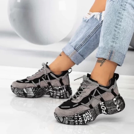 Frauen Sportschuhe 2086 Grau Mei