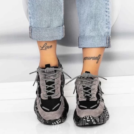 Frauen Sportschuhe 2086 Grau Mei