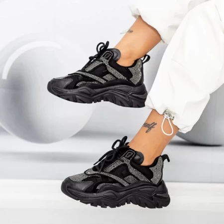 Frauen Sportschuhe SZ320 Schwarz Mei