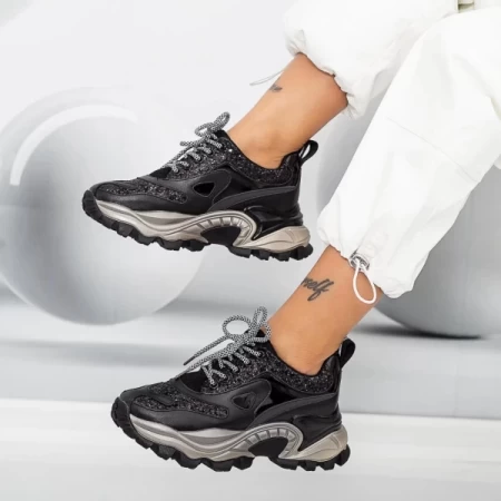 Frauen Sportschuhe SZ335 Schwarz Mei