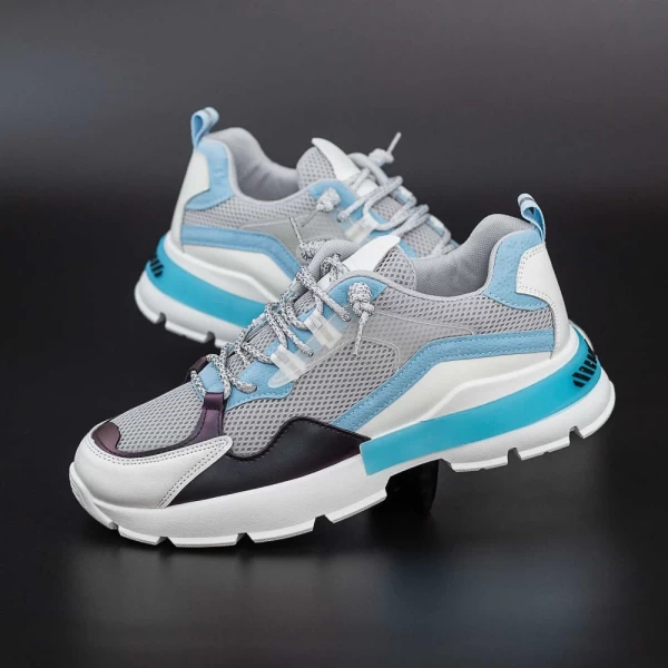 Herren Sportschuhe D856 Grau Se7en