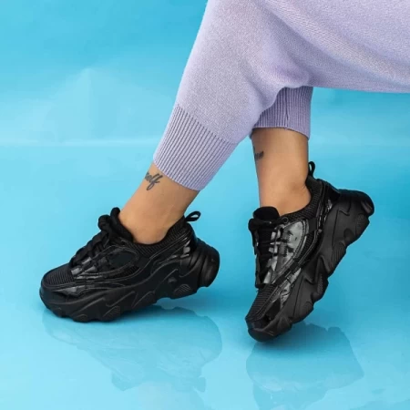 Frauen Sportschuhe 7801-8 Schwarz | Mei