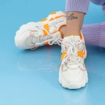 Frauen Sportschuhe Wlll10 beige-orange Mei