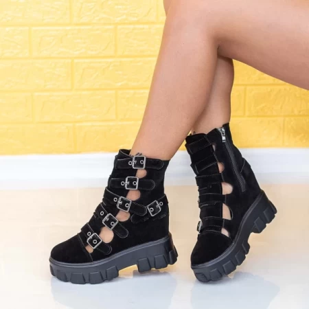 Frauen Sommerstiefel xn50 schwarz Mei