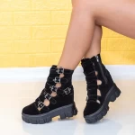 Frauen Sommerstiefel xn50 schwarz Mei