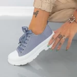 Frauen Sportschuhe S013 Hellblau Se7en