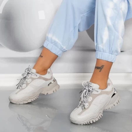 Frauen lgyed8 graue Sportschuhe Mei