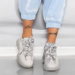 Frauen lgyed8 graue Sportschuhe Mei