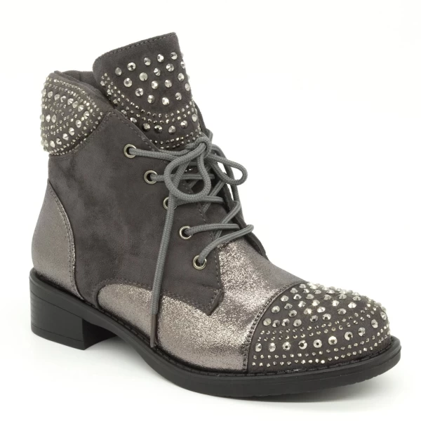 SH826 Graue Stiefel Bei Bei