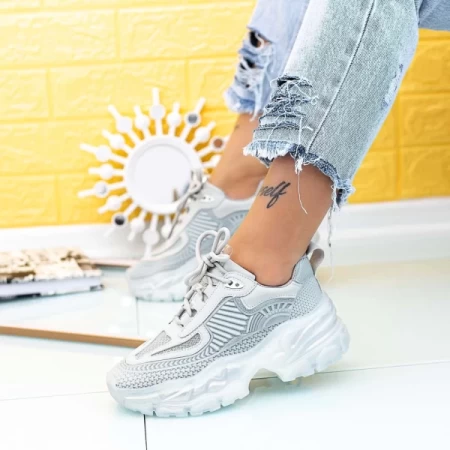 Frauen Sportschuhe SZ300 Grau Mei