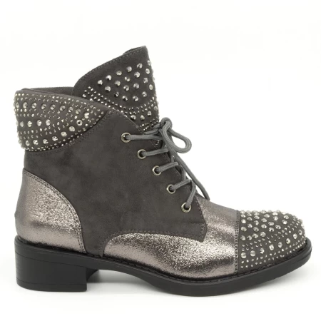 SH826 Graue Stiefel Bei Bei