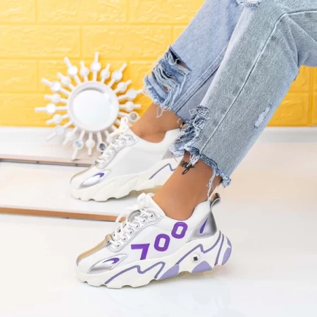 Frauen Sportschuhe 2053 Silber Mei