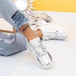 Frauen Sportschuhe 2053 Silber Mei