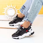 Frauen lgyed11 Sportschuhe schwarz Mei
