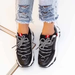 Frauen lgyed11 Sportschuhe schwarz Mei
