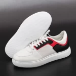 Herren Sportschuhe D858 White-Red | Se7en