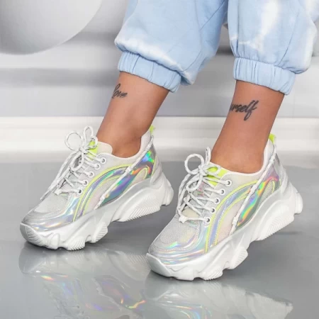 Frauen Sportschuhe SZ306 Silber Mei
