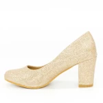 Fette Absätze QZL128C Gold Mei