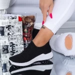 Frauen tf7 schwarz-biała Sportschuhe Mei