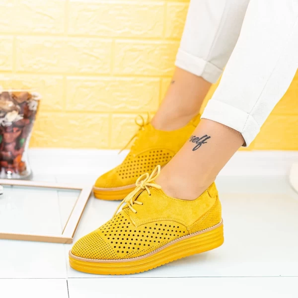 Frauenschuhe jeden Tag DS17 Gelb Mei