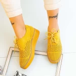 Frauenschuhe jeden Tag DS17 Gelb Mei