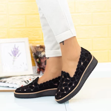 Frauenschuhe DS25 Schwarz jeden Tag Mei