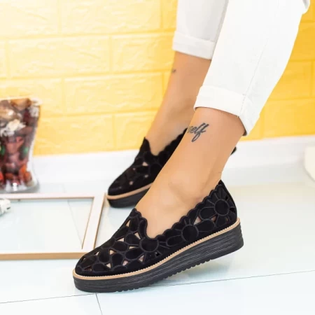Frauenschuhe DS25 Schwarz jeden Tag Mei