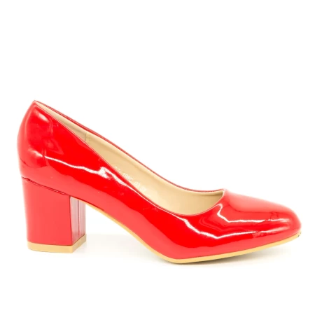 Rot -heel dicke Absatzschuhe rot | Mei