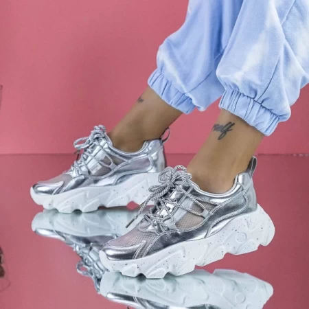 Frauen Sportschuhe SZ327 Silber Mei