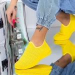 Frauen Sportschuhe S10 Gelb Mei