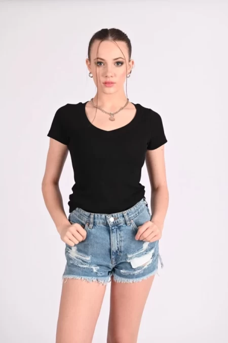 Frauen t -Shirt 9631 Black | ADROM