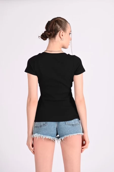 Frauen t -Shirt 9631 Black | ADROM