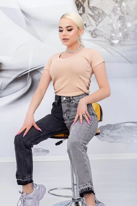 Frauen t -Shirt 9631 Beige ADROM