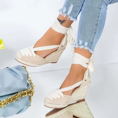 Sandalen auf dem L222 Beige Mei