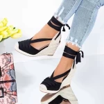 Sandalen auf der LE222 -Plattform schwarz | Mei