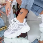 Frauen Sportschuhe 20A13 Silber Mei