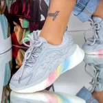 Frauen Sportschuhe 2108 Grau Mei