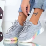 Frauen Sportschuhe 2108 Grau Mei