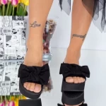 Frauen wlxx5 Pantoffeln schwarz Mei