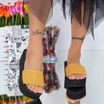 Frauen WLXX6 Pantoffeln Gelb Mei
