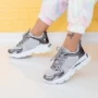 Frauen Sportschuhe an88 Grau Mei