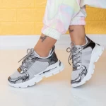 Frauen Sportschuhe an88 Grau Mei