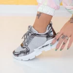 Frauen Sportschuhe an88 Grau Mei